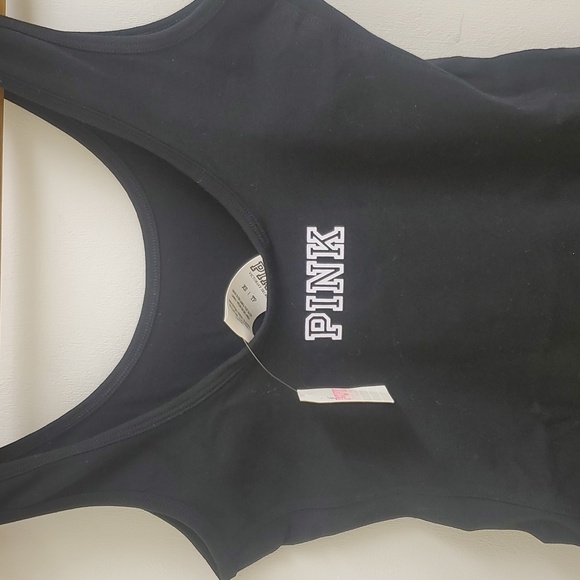 New with tags Pink VS black bodysuit size extra small - Picture 2 of 4